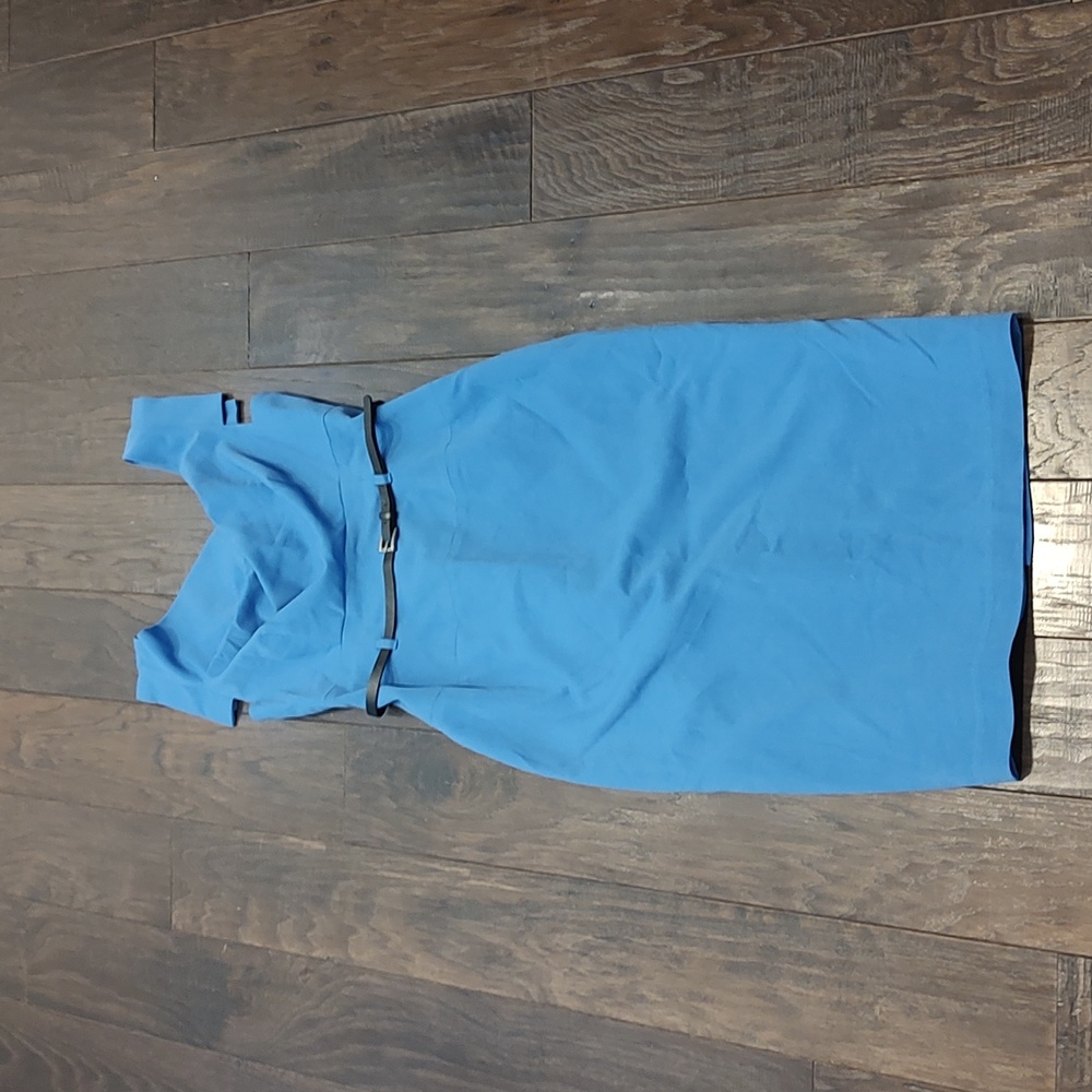 Black Halo Jackie O Dress Size 4 Cornflower Blue